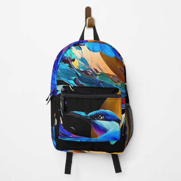 Item preview, Street Art Blue jay bird designed and sold by NEUMANN ArtWear Boutique.