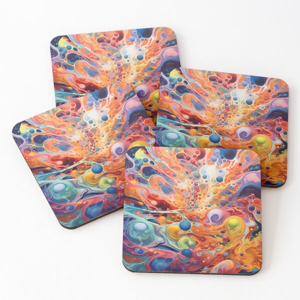 Item preview, Chromatic Transcendence I: Exploring the Inner Universe Through Psychedelic Abstract Art designed and sold by InsaneLEDP.