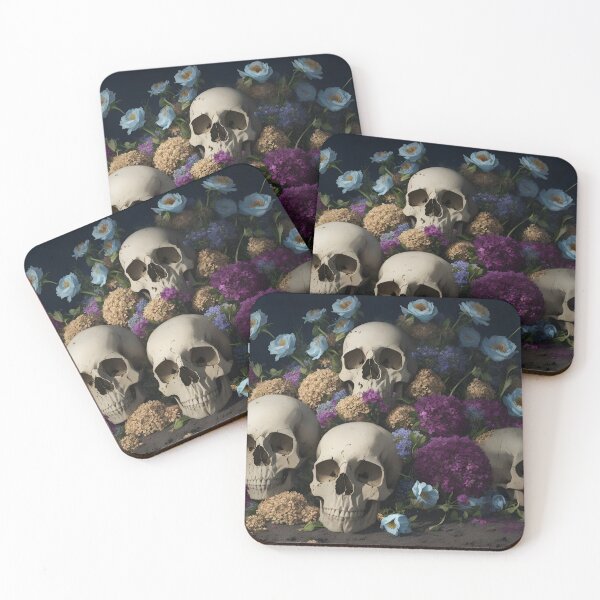 Item preview, Skull Flower Garden designed and sold by skulldecat.
