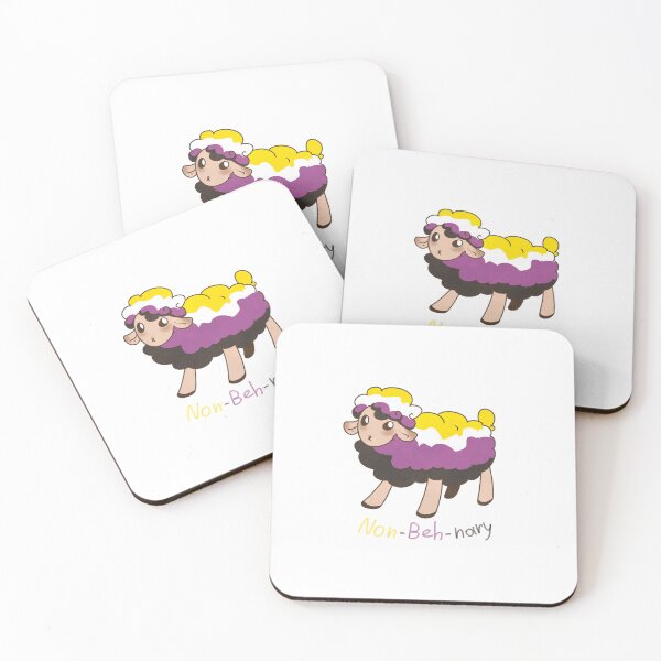 Item preview, non binary sheep designed and sold by AgataSainArt.