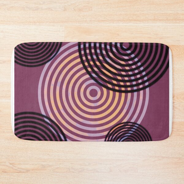 Item preview, Hypnotic Target Design on Dark Purple Background designed and sold by Pevkay97.