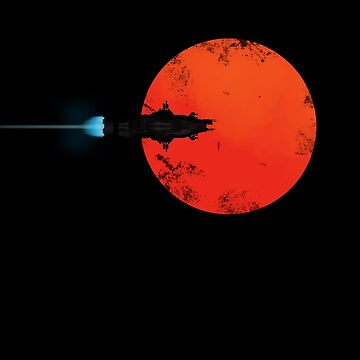 Artwork thumbnail, Rocinante Silhouette Poster by My Digital Mind