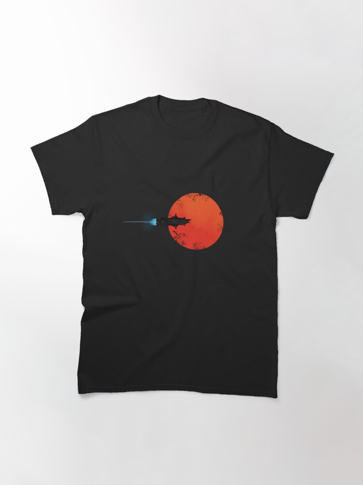Thumbnail 3 of 7, Classic T-Shirt, Rocinante Silhouette Poster designed and sold by My-Digital-Mind.
