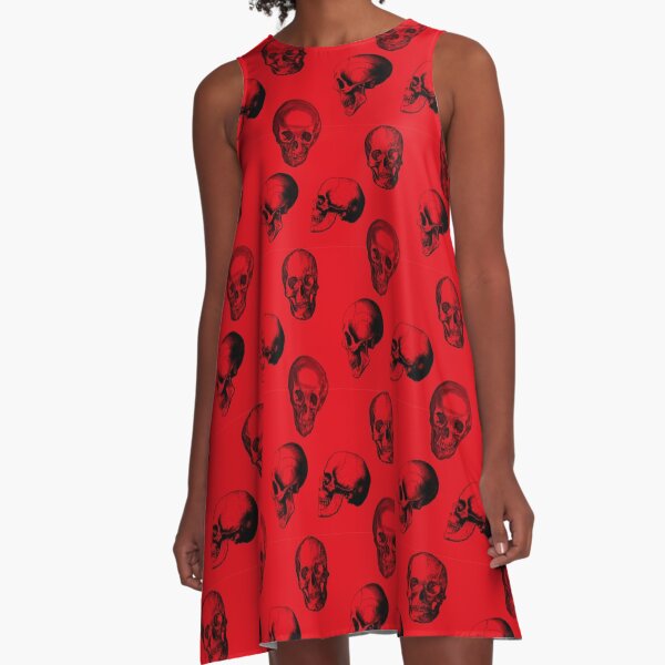 Passion skulls A-Line Dress