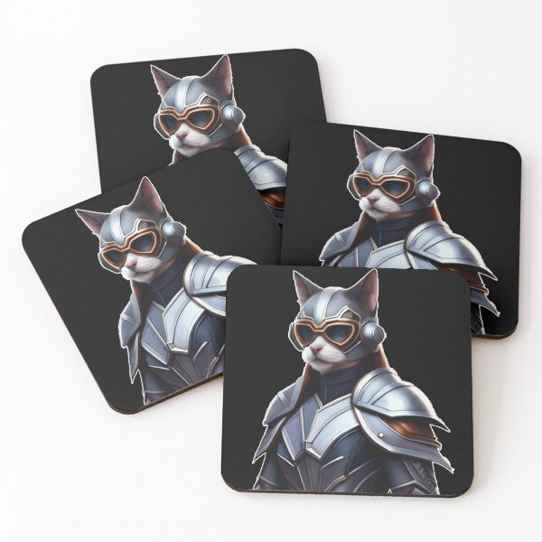 Item preview, Cat In Armor  designed and sold by NoomArts.