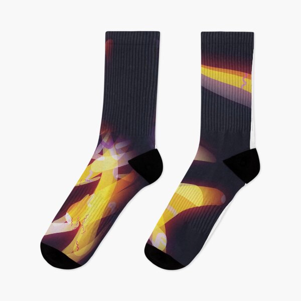 Item preview, Luminous Oriental Abstract Design on Black Background designed and sold by Pevkay97.