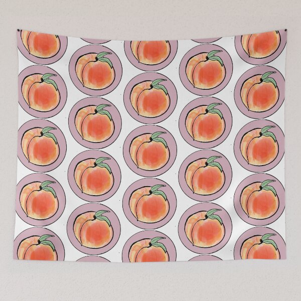 Item preview, Cute lil’ Watercolor Peach designed and sold by MandaScribbles.