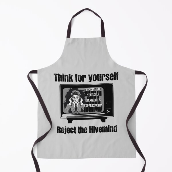 Item preview, Reject the Hivemind Black Text designed and sold by Rainy-MTN.