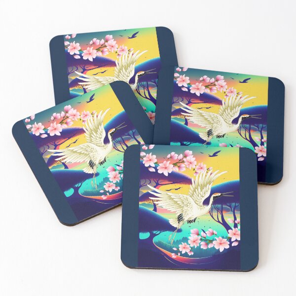 Item preview, CRANE AND BLOSSOMS designed and sold by Tammera.
