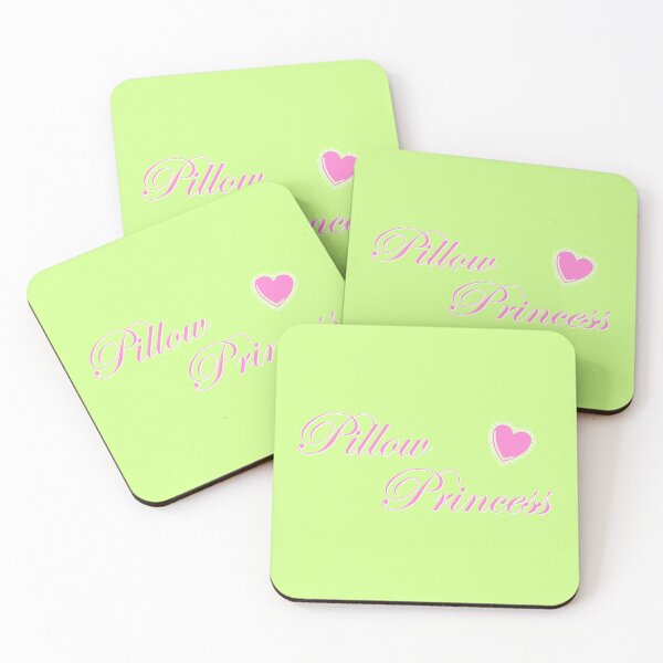 Item preview, Pillow Princess - Pink on Light Green designed and sold by TeaseMePleaseMe.