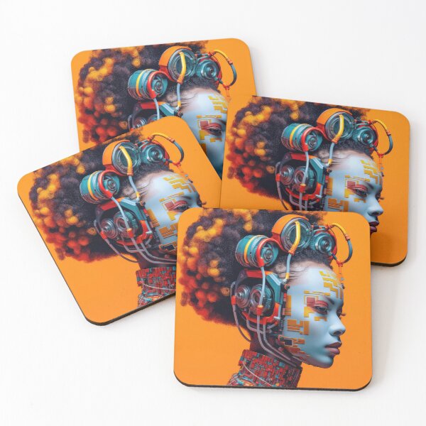 Item preview, Afrofuturistic Cyborg - Variant 6 designed and sold by Mod Sci.