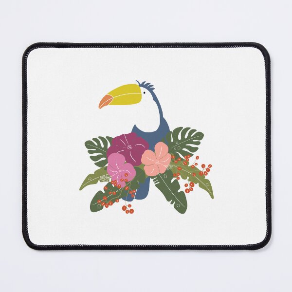 Item preview, Toucan jungle flowers designed and sold by HeartPieces.