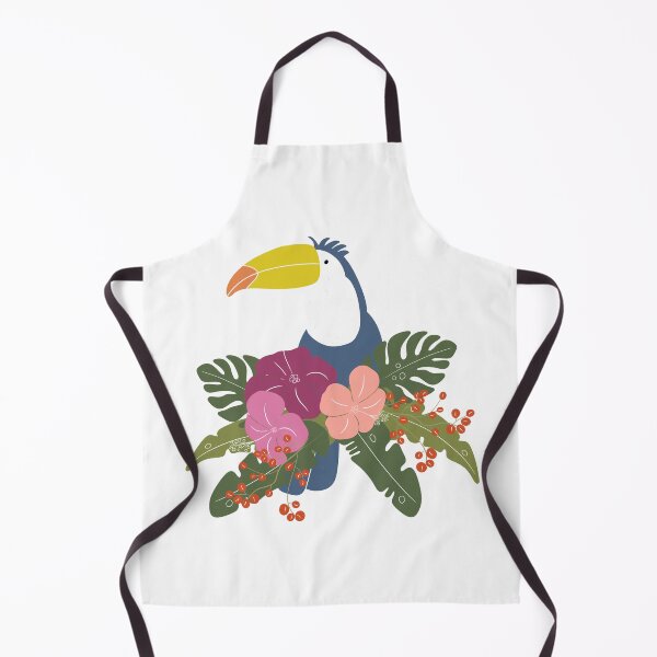 Item preview, Toucan jungle flowers designed and sold by HeartPieces.
