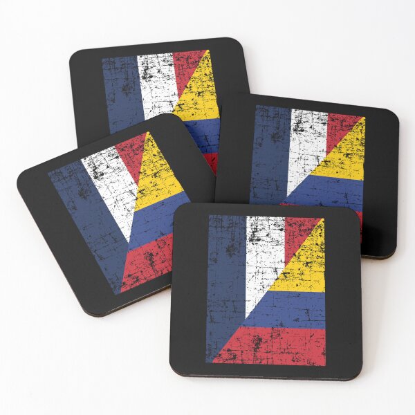 Item preview, Colombia France Colombian Flag Colombian Gift designed and sold by Lenny Stahl.