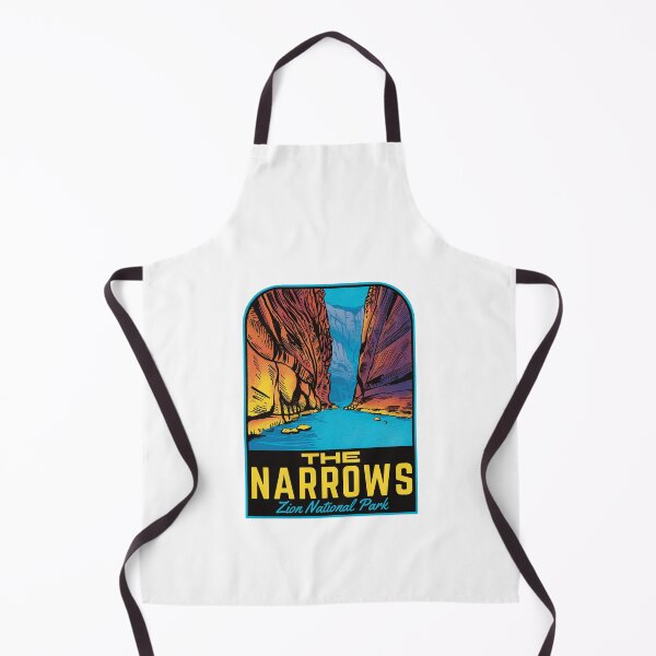 Item preview, The Narrows Zion National Park Retro designed and sold by HalpinDesign.