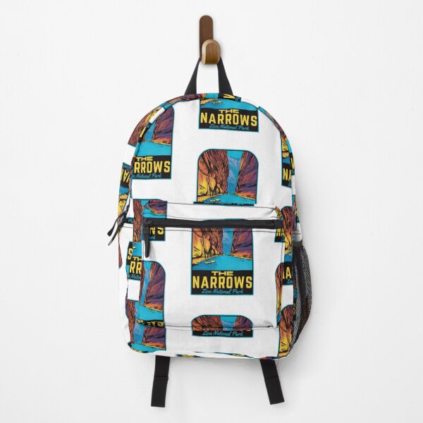 Item preview, The Narrows Zion National Park Retro designed and sold by HalpinDesign.