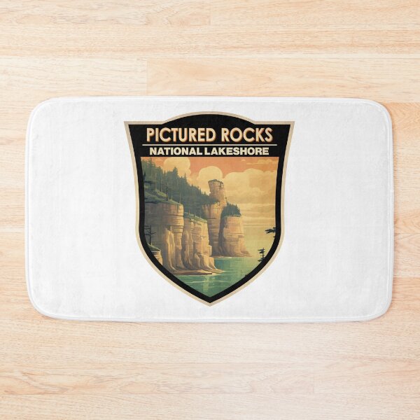 Item preview, Pictured Rocks National Lakeshore Travel Badge designed and sold by KrisSidDesigns.