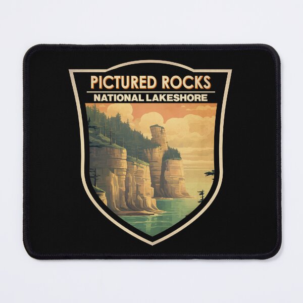 Item preview, Pictured Rocks National Lakeshore Travel Badge designed and sold by KrisSidDesigns.