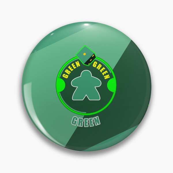 Item preview, Green Meeple with Dice: Lines Design designed and sold by csalvati77.
