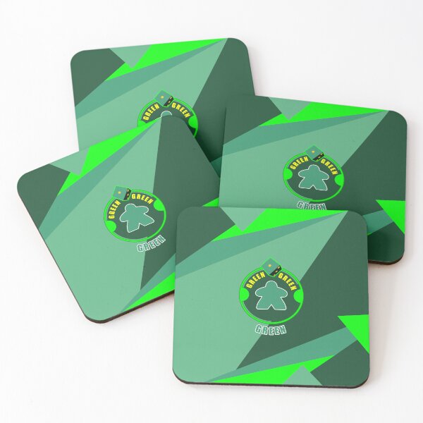 Item preview, Green Meeple with Dice: Lines Design designed and sold by csalvati77.