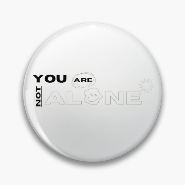 Item preview, You Are Not Alone Quote Design BTS designed and sold by randalieren.