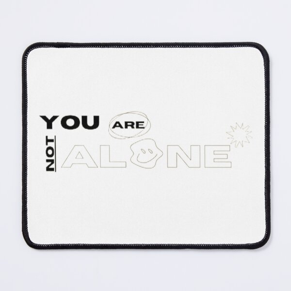 Item preview, You Are Not Alone Quote Design BTS designed and sold by randalieren.