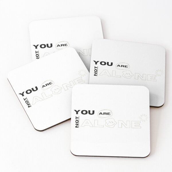Item preview, You Are Not Alone Quote Design BTS designed and sold by randalieren.