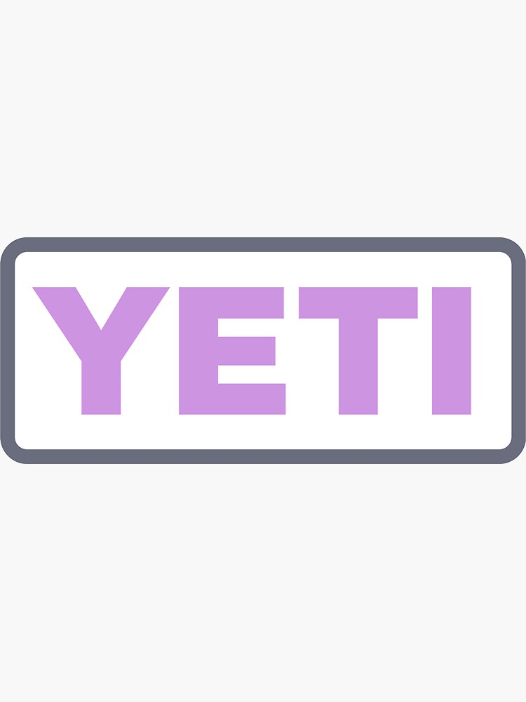 Ice Pink Yeti Sticker Sticker for Sale by brookehend