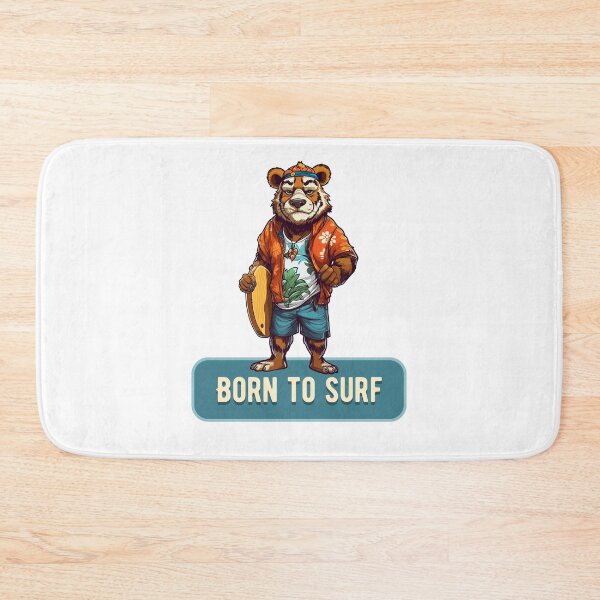 Item preview, Born to surf - Tiger designed and sold by the99thstudio.