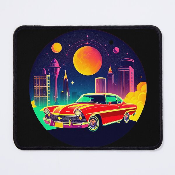 Item preview, Vintage or retro old car in vibrant colors designed and sold by Harmonysens.