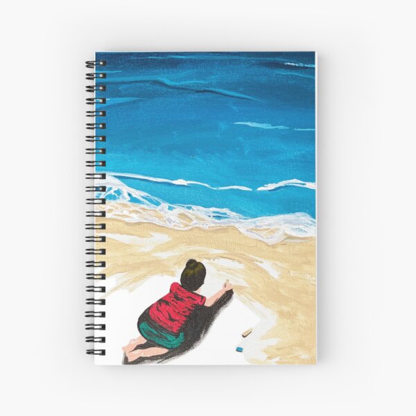 Item preview, Girl painting beach designed and sold by Farbverliebt.