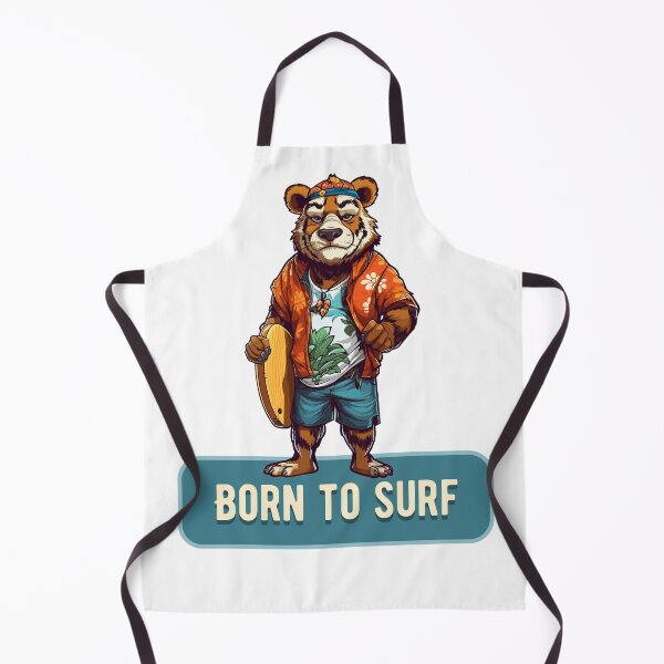Item preview, Born to surf - Tiger designed and sold by the99thstudio.