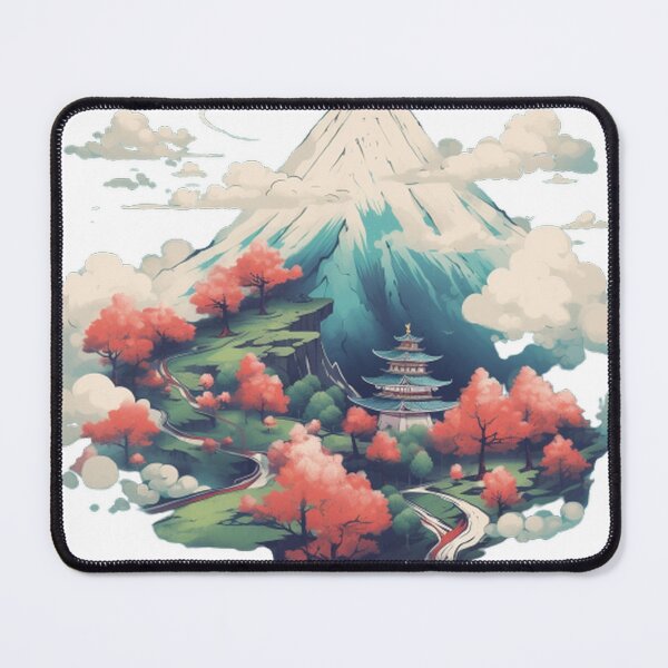 Item preview, "Harmony in Sakura: Captivating Japanese Landscapes on Redbubble" designed and sold by DesignHeaven24.