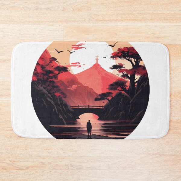 Item preview,   "Harmony in Sakura: Captivating Japanese Landscapes on Redbubble" designed and sold by DesignHeaven24.