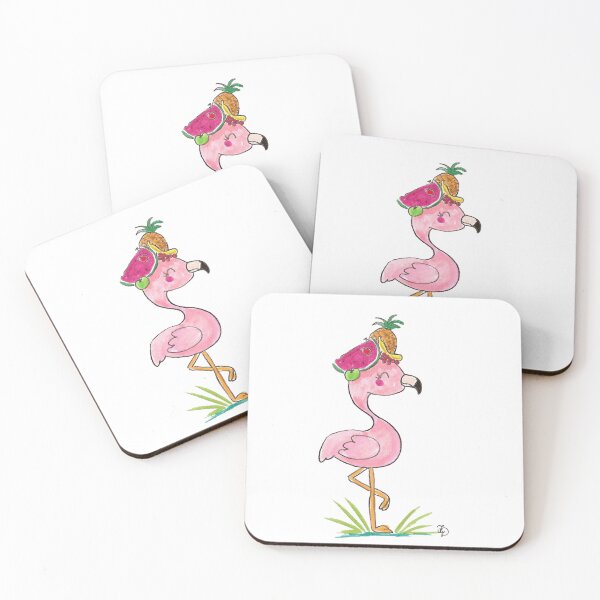 Item preview, Flamingo with fresh fruits designed and sold by Fradema.