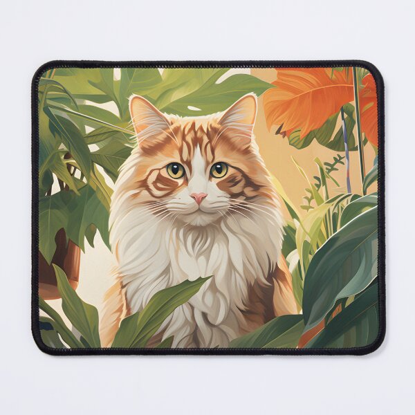 Item preview, Purrfect Harmony: Cats and Plants designed and sold by KittyStampedeCo.