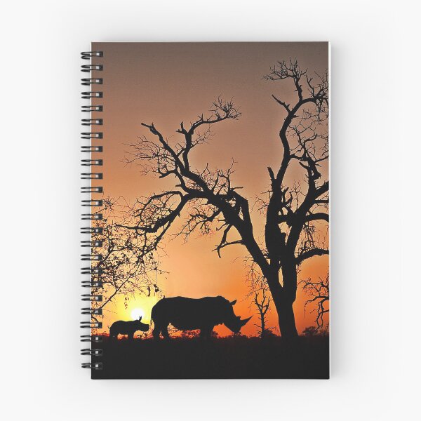 Item preview, Sunset Rhinos designed and sold by Carina  Crayton.