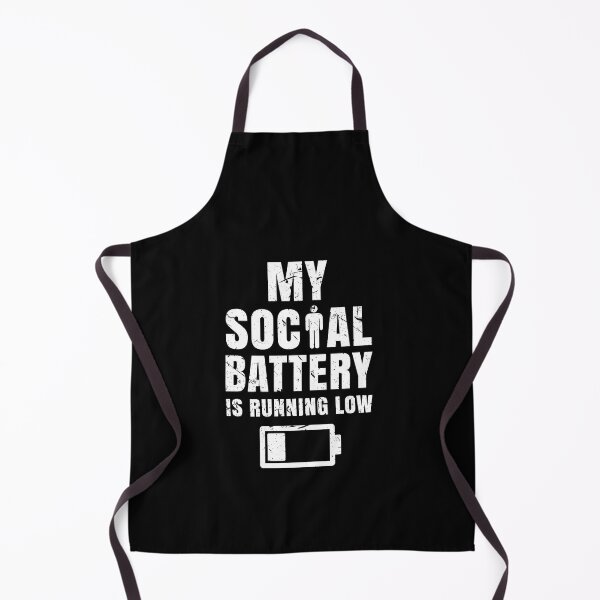 Artikelvorschau, Social Battery Is Running Low Introvertiert entworfen und verkauft von Lenny Stahl.