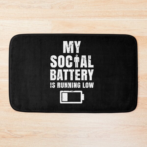 Artikelvorschau, Social Battery Is Running Low Introvertiert entworfen und verkauft von Lenny Stahl.