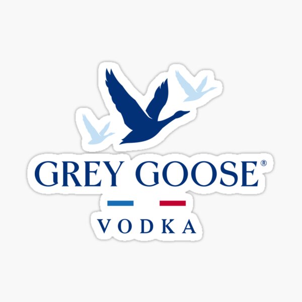 Grey Goose Logo - 5 Inch Sticker Graphic - Auto Wall Laptop Cell phone  Bumper Window Decal Sticker