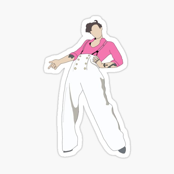 Harry Styles Fine Line Draw Cover Glossy Sticker