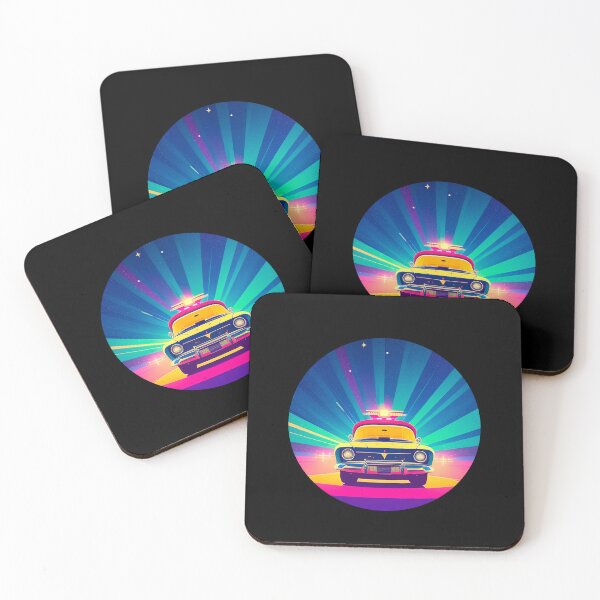 Item preview, Vintage or retro old car in vibrant colors designed and sold by Harmonysens.