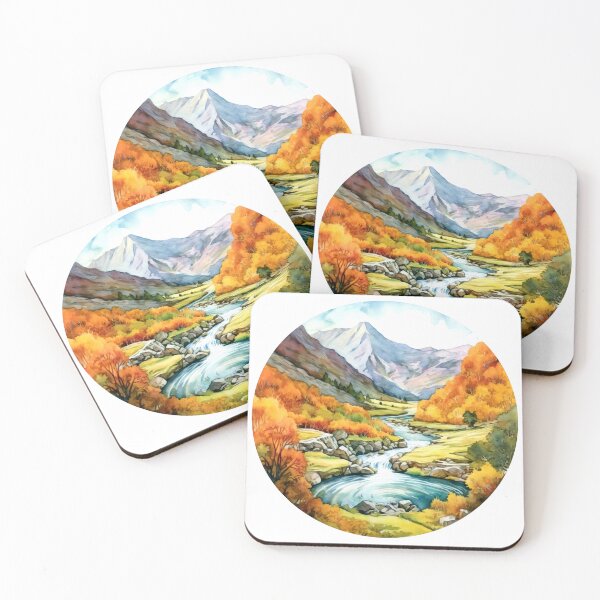 Item preview, Mountain Valley Clipart, Alpine Beauty, Majestic Peaks, Scenic Vista, Valley Serenity, Mountain Escape, Panoramic Views designed and sold by CoolorPaint.