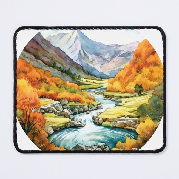 Item preview, Mountain Valley Clipart, Alpine Beauty, Majestic Peaks, Scenic Vista, Valley Serenity, Mountain Escape, Panoramic Views designed and sold by CoolorPaint.