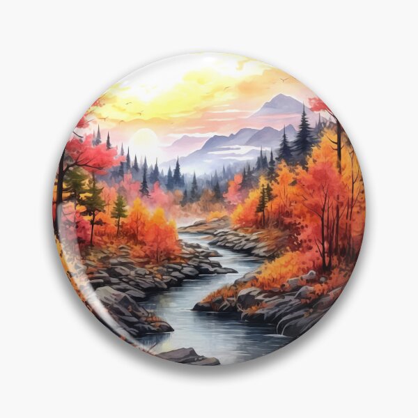 Item preview, Mountain Valley Clipart, Alpine Beauty, Majestic Peaks, Scenic Vista, Valley Serenity, Mountain Escape, Panoramic Views designed and sold by CoolorPaint.