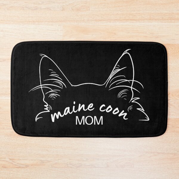 Item preview, Maine Coon Cat Mom White Car Window Ear Decal designed and sold by mariejosee22.