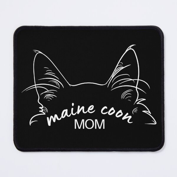 Item preview, Maine Coon Cat Mom White Car Window Ear Decal designed and sold by mariejosee22.