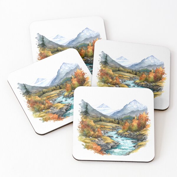 Item preview, Mountain Valley Clipart, Alpine Beauty, Majestic Peaks, Scenic Vista, Valley Serenity, Mountain Escape, Panoramic Views designed and sold by CoolorPaint.