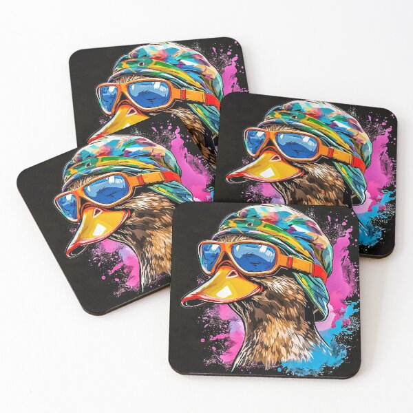 Item preview, color pop mallard streetart designed and sold by timberwolf250.