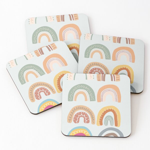Item preview, Unveiling the Vibrant Rainbow Colors Organic Rainbows Poster Print designed and sold by Sandydesign.